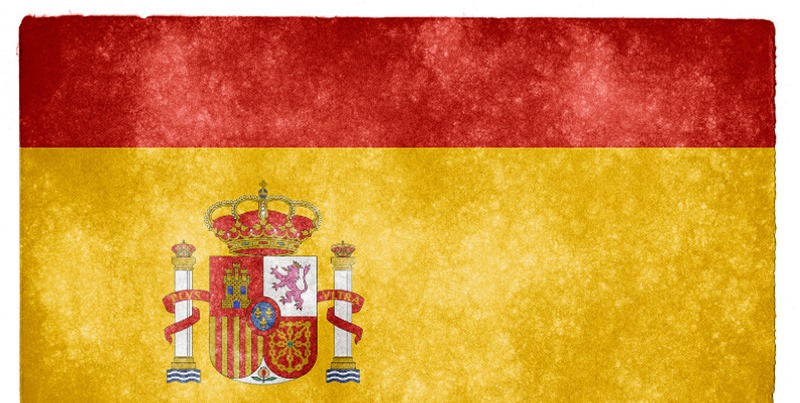 bandera española descascarillada bandera española descascarillada