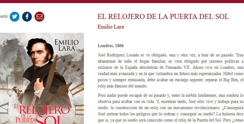 el relojero de la puerta del sol edhasa el relojero de la puerta del sol edhasa