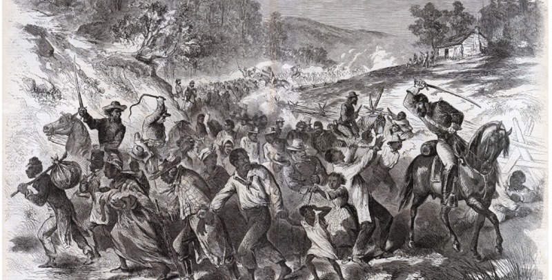 litografia esclavos negros