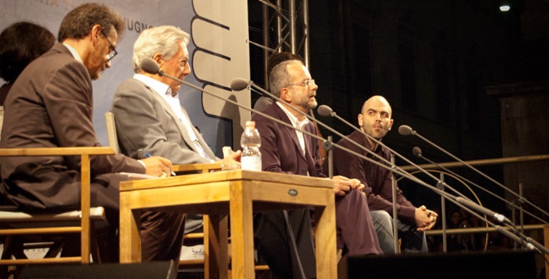 charla saviano mario vargas llosa