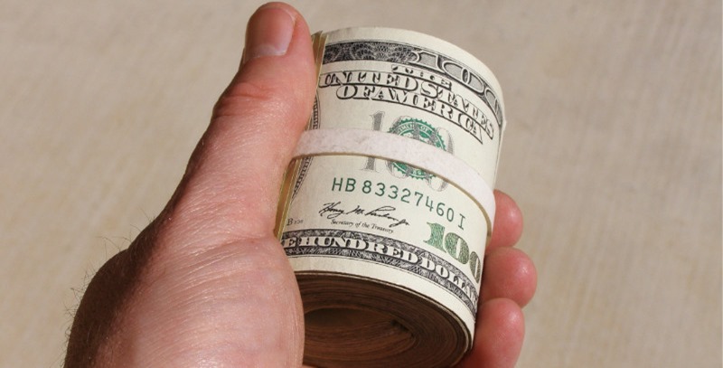 fajo billetes 100 usd