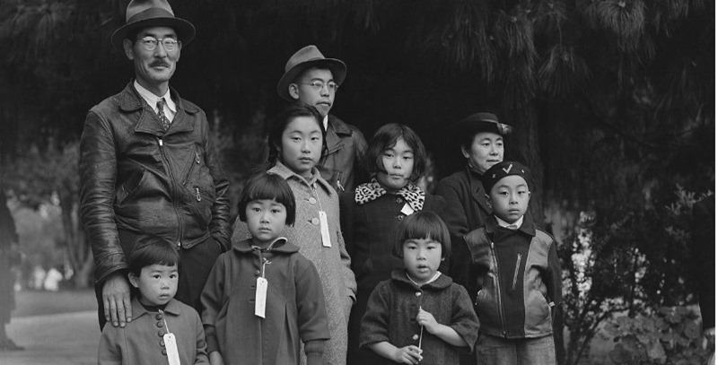 japoneses internados en campos